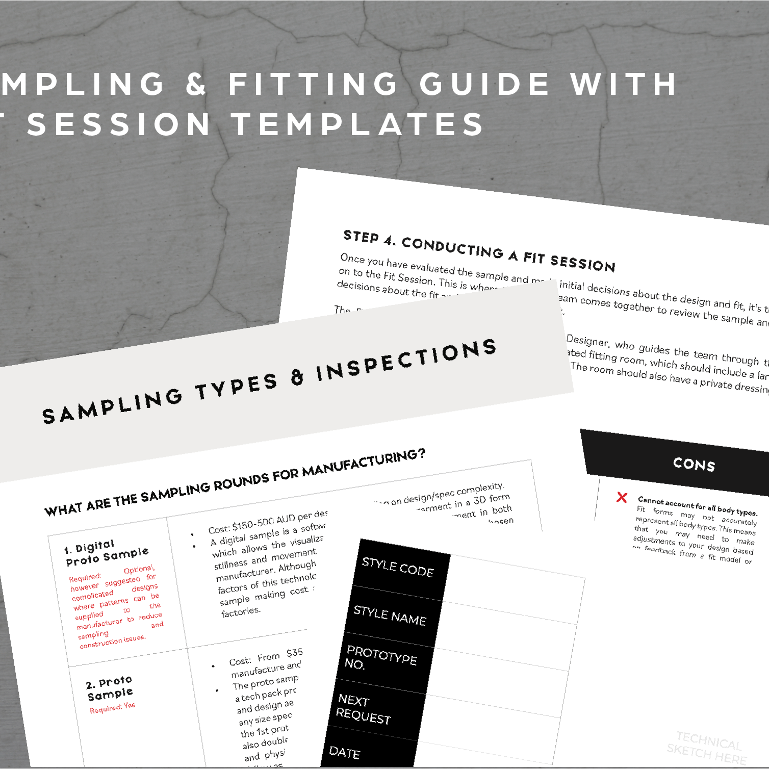 Sampling & Garment Fitting Guide