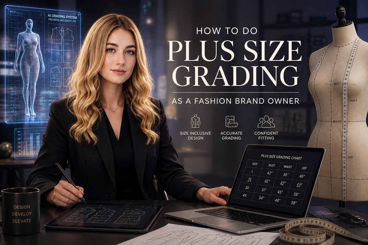 How to Do Plus Size Grading as a Fashion Brand Owner