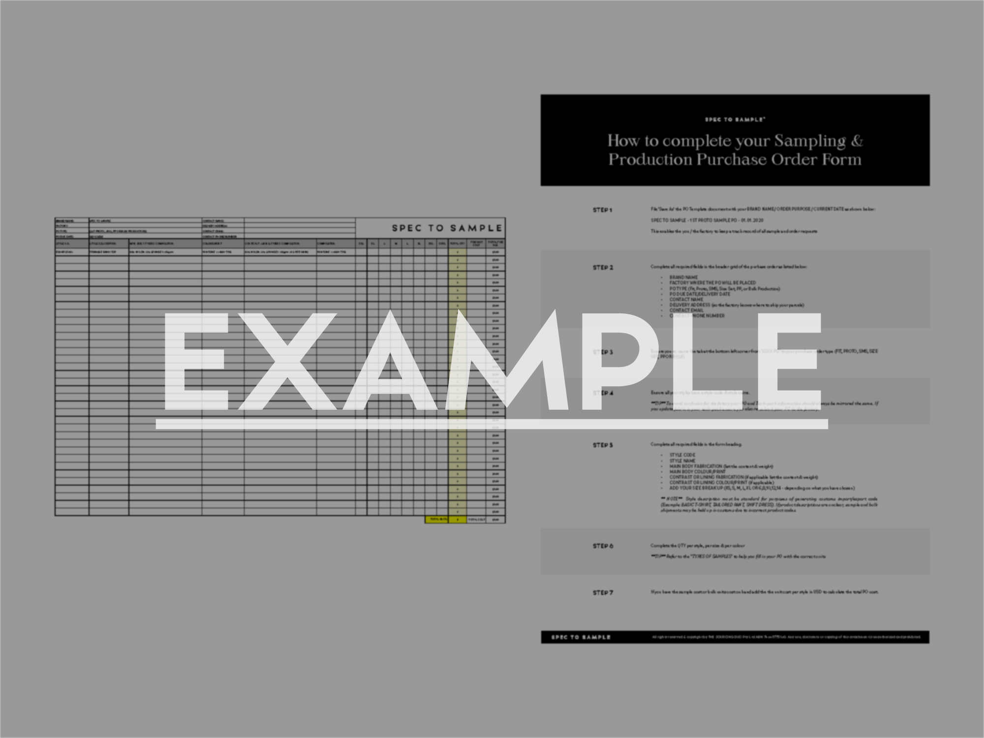 Purchase Order Template