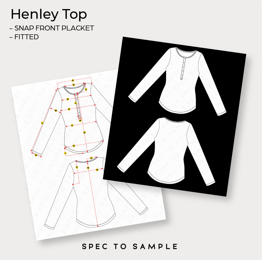 Henley Top Sketch