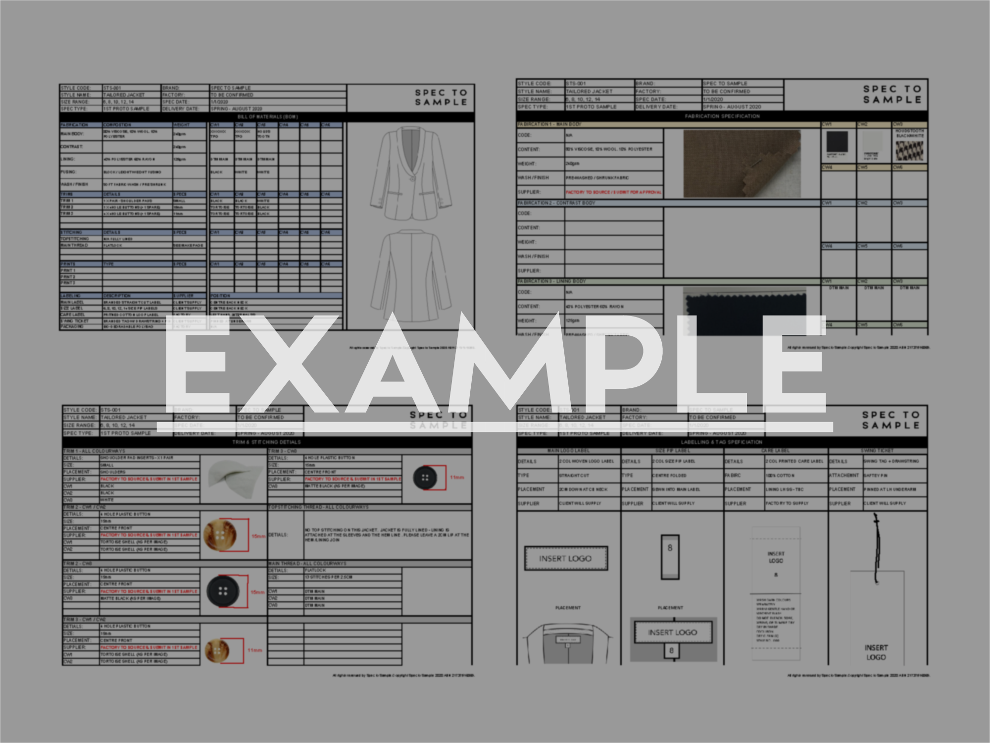 Tech Pack Template